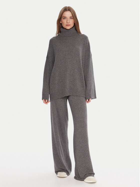 Kontatto Kontatto Pantaloni in maglia 3M0966C Grigio Relaxed Fit