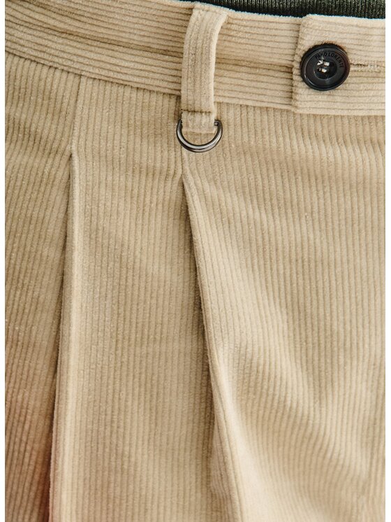 Pako Lorente Pako Lorente Spodnie materiałowe P25WF-WX-005 Beżowy Regular Fit
