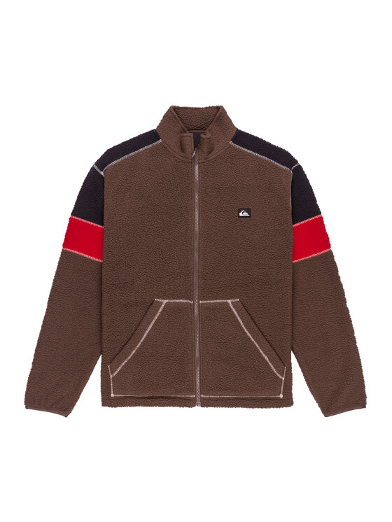 Quiksilver Quiksilver Flis Clean Coast Block EQYPF03065 Smeđa Loose Fit