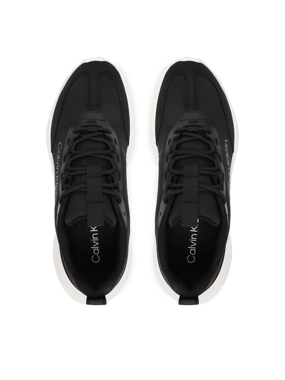 Calvin Klein Calvin Klein Sneakersy Light Eva Runner Nyl-Sue HW0HW03149 Černá