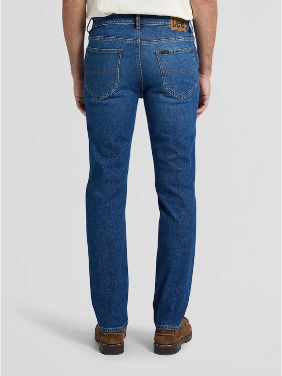 Lee Lee Jeansy RIDER Niebieski Slim Fit