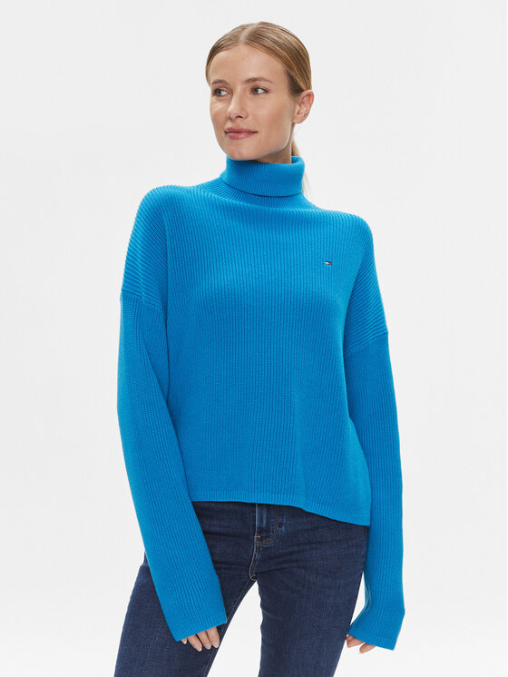 Tommy Hilfiger Tommy Hilfiger Гольф WW0WW39902 Голубий Relaxed Fit