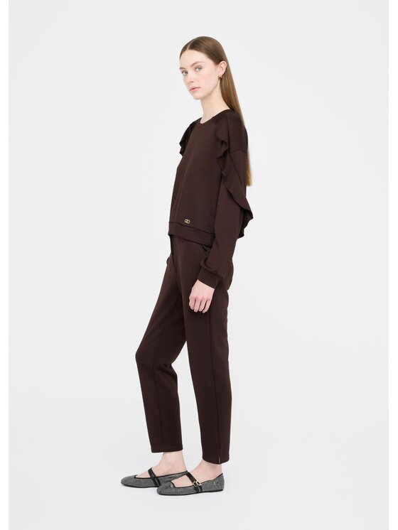 Liu Jo Liu Jo Felpa TF5104F077890915 Marrone Regular Fit