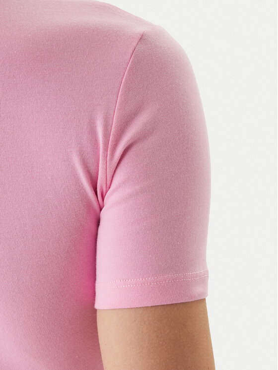 Just Cavalli Just Cavalli T-Shirt 80PAHE22 CJ112 Rosa Slim Fit