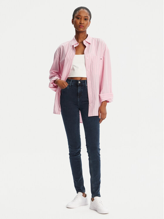 Tommy Jeans Tommy Jeans Jeans hlače Nora DW0DW20221 Mornarsko modra Skinny Fit