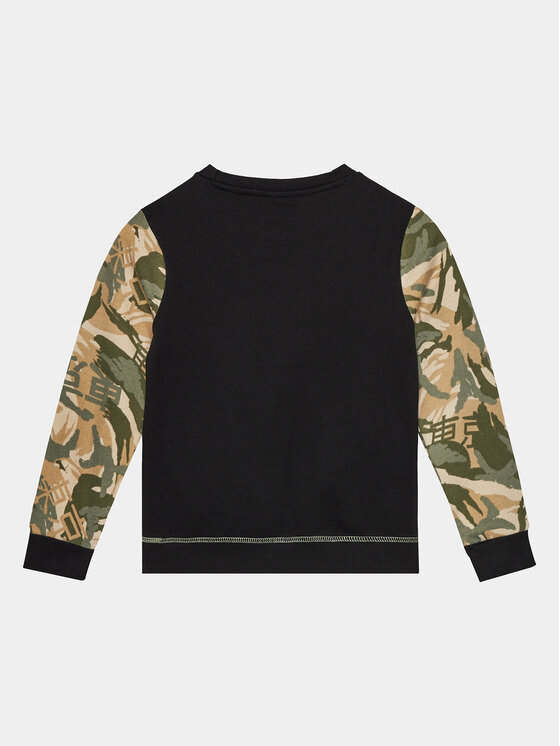 Guess Guess Μπλούζα L4RQ02 KA6R3 Μαύρο Regular Fit