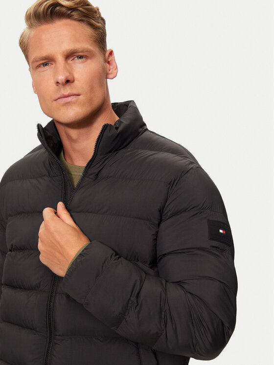 Tommy Hilfiger Tommy Hilfiger Зимно яке MW0MW37259 Черен Regular Fit