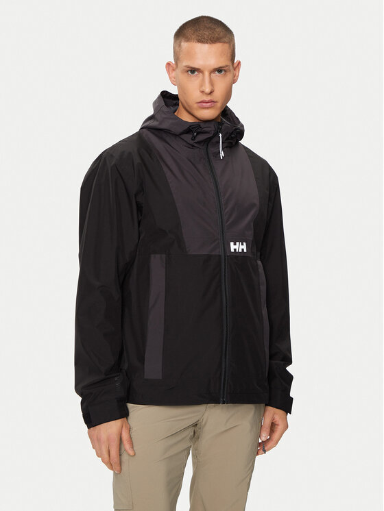 Helly Hansen Helly Hansen Větrovka Rig Rain Jacket 54096 Černá Regular Fit