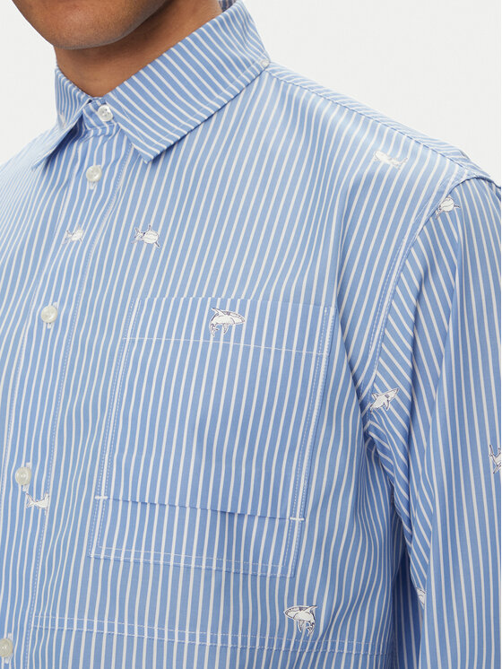 Paul&Shark Paul&Shark Srajca 25413240 Modra Relaxed Fit