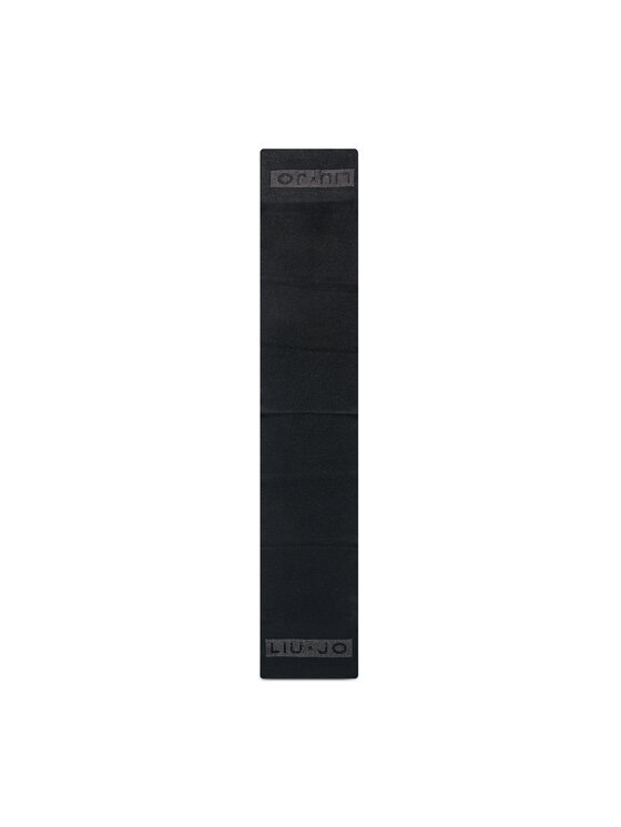 Scialle Sciarpa Logo Strass 3F1012 M0300 Nero