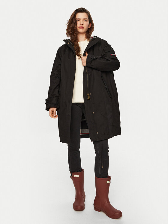 Hunter Hunter Hanorac Hanley HARW0015242 Negru Regular Fit