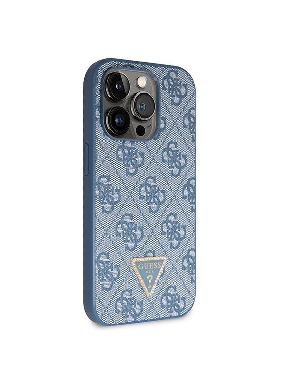Guess Guess Etui na telefon iPhone 14 Pro Max Niebieski