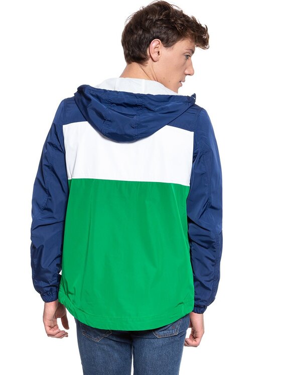 Wrangler Wrangler Giacca di transizione WALLY WINDBREAKER Blu Regular Fit