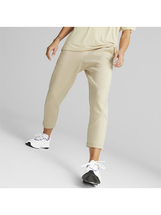 Puma Puma Spodnie dresowe 673118 Beżowy Regular Fit