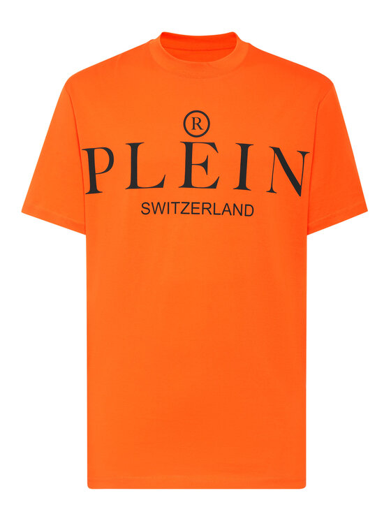 PHILIPP PLEIN PHILIPP PLEIN T-Shirt 781 Pomarańczowy Regular Fit
