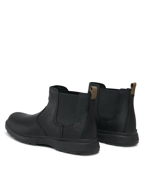 Timberland Timberland Kotníková obuv s elastickým prvkem Atwells Ave Chelsea TB0A5R9M0151 Černá