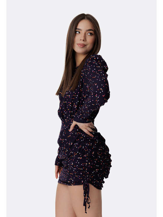 LAURELLA LAURELLA Každodenní šaty 4TU066 Černá Regular Fit