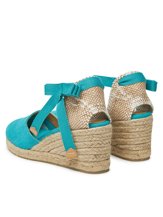 Castañer Castañer Espadrilles Carina/6/002 021644 Türkizkék