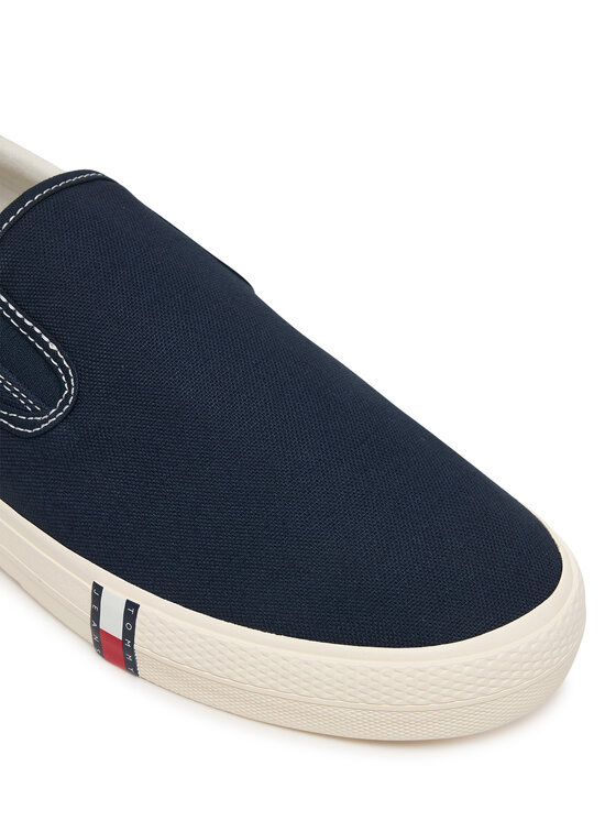 Tommy Jeans Tommy Jeans Sneakers aus Stoff Archive Vulc. Y2K Slip On EM0EM01675 Dunkelblau