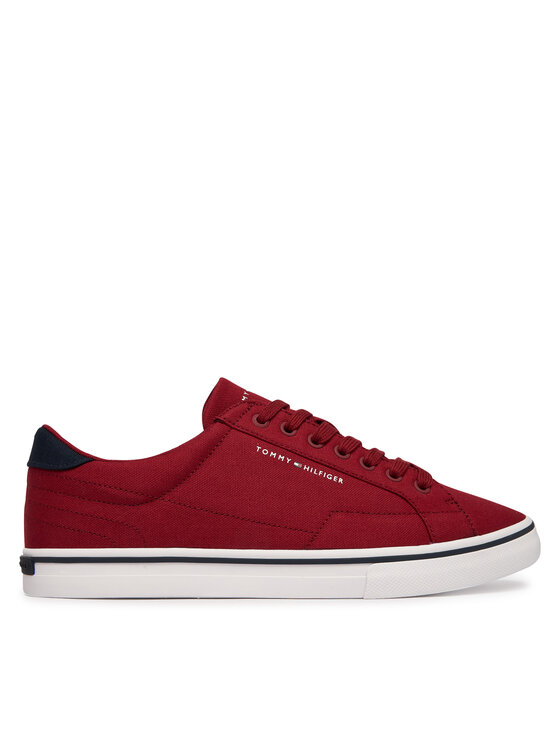 Tommy Hilfiger Tommy Hilfiger Teniszcipő Vulc Core Long Lace FM0FM05688 Bordó