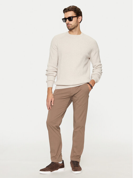 Bugatti Bugatti Sweater 7400 65563B Ekru Regular Fit