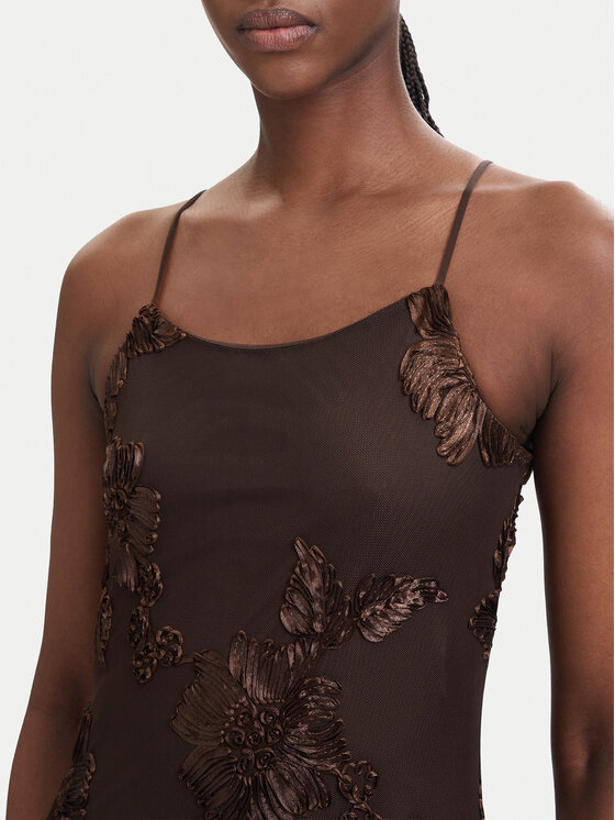 Vero Moda Vero Moda Kokteilikleit VmQuinn 10348532 Pruun Regular Fit