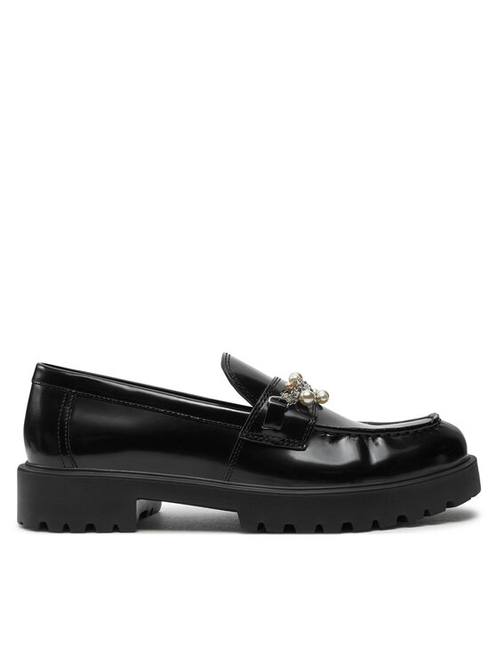 Tory Burch Loaferke Embellished Classic Lug Loafer 165828 Črna