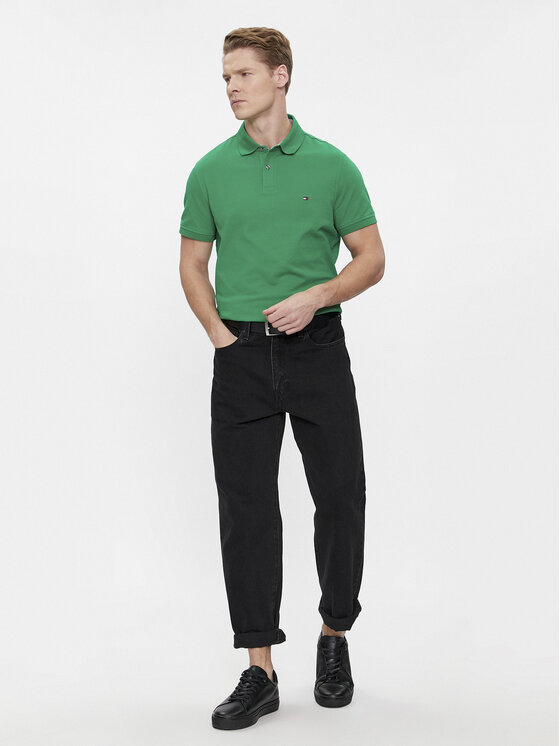 Tommy Hilfiger Tommy Hilfiger Polo 1985 Regular Polo MW0MW17770 Zelena Regular Fit
