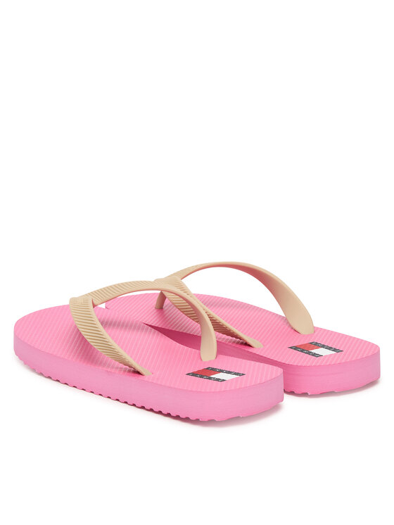 Tommy Jeans Tommy Jeans Zehentrenner Logo Summer Sandal EN0EN02979 Beige