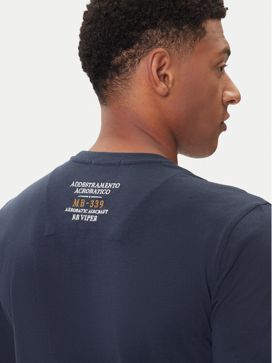 Aeronautica Militare Aeronautica Militare Longsleeve 252TS2467UJ00703 Blu scuro Regular Fit