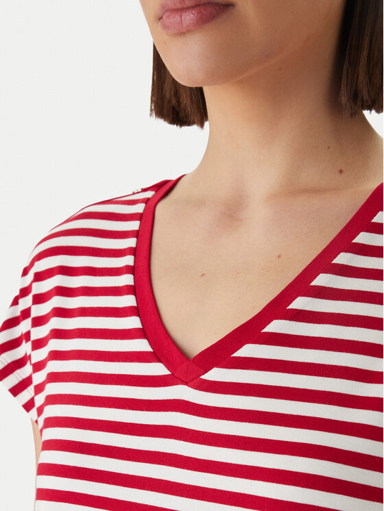 Morgan Morgan T-Shirt 261-DIVA Czerwony Regular Fit