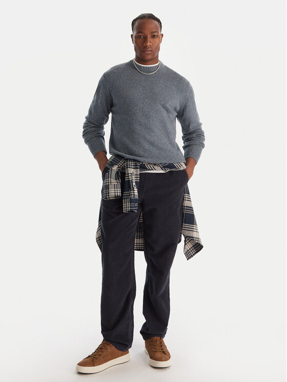 Quiksilver Quiksilver Hlače Taxer EQYNP03315 Tamnoplava Loose Fit