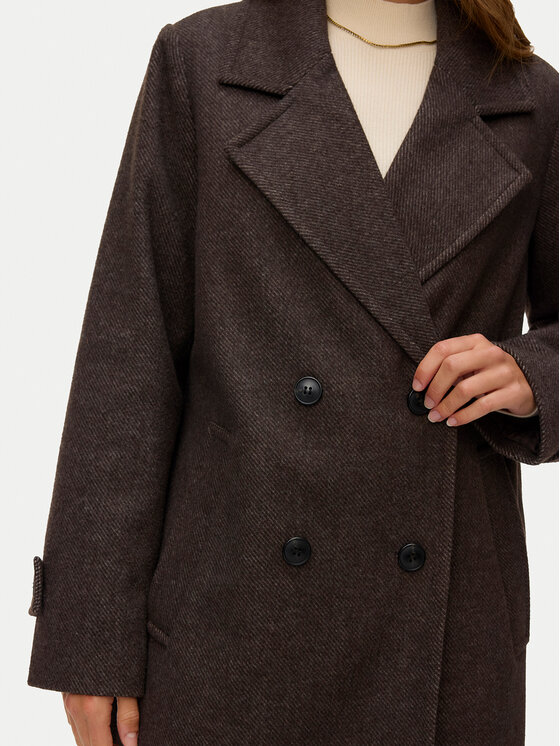 Vero Moda Vero Moda Зимно палто Eva 10348666 Кафяв Regular Fit