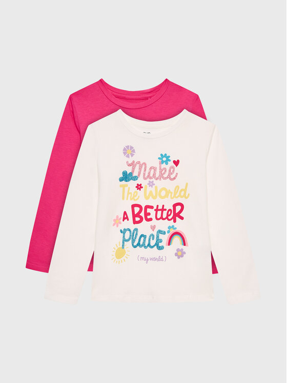 Set di 2 magliette 1703618 Multicolore Regular Fit...
