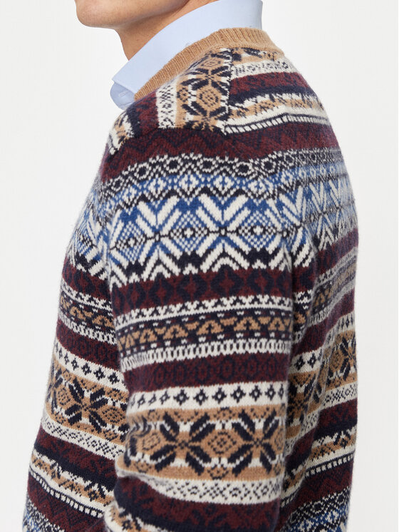 Tommy Hilfiger Tommy Hilfiger Sweater MW0MW37026 Barna Regular Fit
