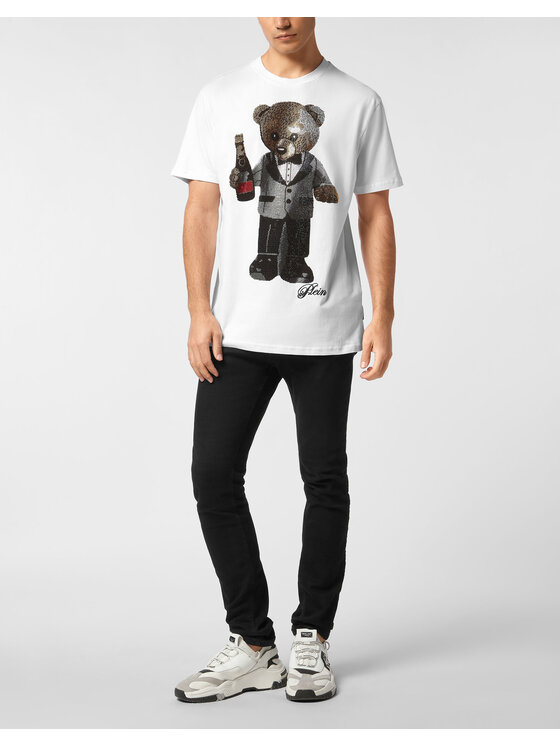 PHILIPP PLEIN PHILIPP PLEIN T-Shirt 27067 Biały Regular Fit
