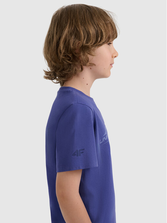 4F 4F T-Shirt APRES SKI Granatowy Regular Fit