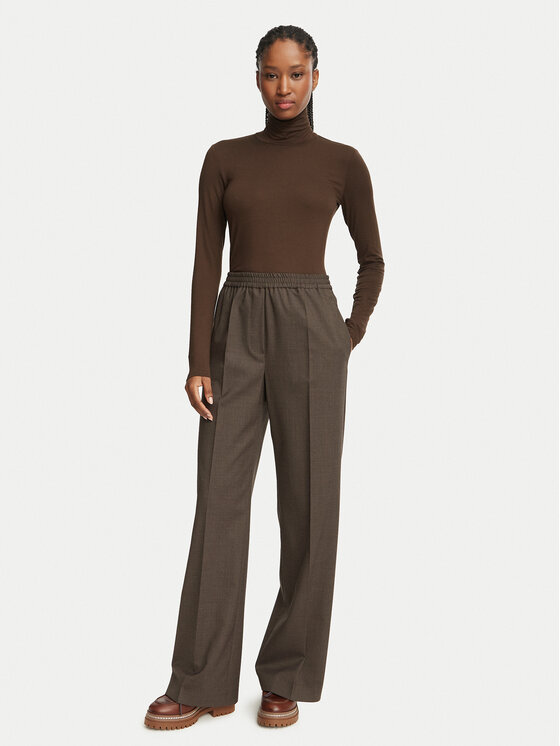 Weekend Max Mara Weekend Max Mara T-Shirt Multif 2625946012 Σκούρο καφέ Regular Fit