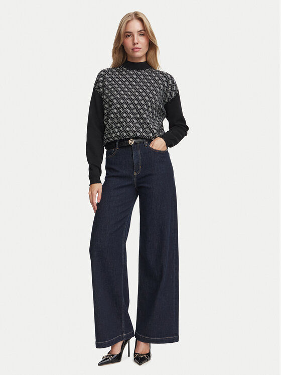 Guess Guess Пуловер W5BR23 Z3JD2 Черен Regular Fit
