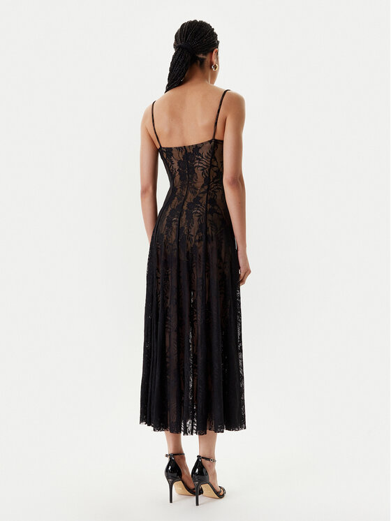 NORMA KAMALI NORMA KAMALI Коктейлна рокля ST1253LNP40850 Черен Slim Fit