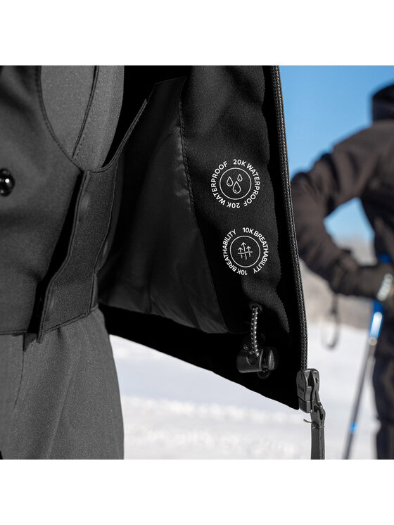 Alpinus Alpinus Kurtka narciarska Tochal Czarny Regular Fit