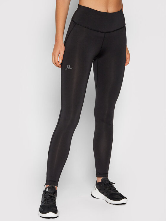 Salomon Salomon Легінси Agile Long L40125900 Чорний Skinny Fit