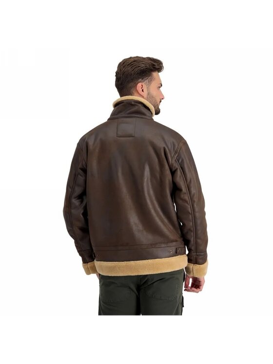Alpha Industries Alpha Industries Zimní bunda B3 Arctic 108109 Hnědá Regular Fit