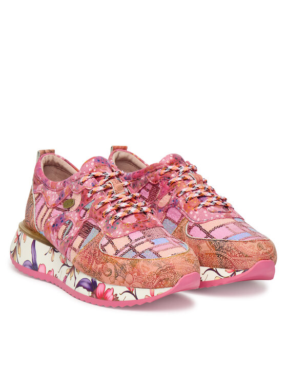 Laura Vita Laura Vita Sneakersy Delphine 07 Różowy
