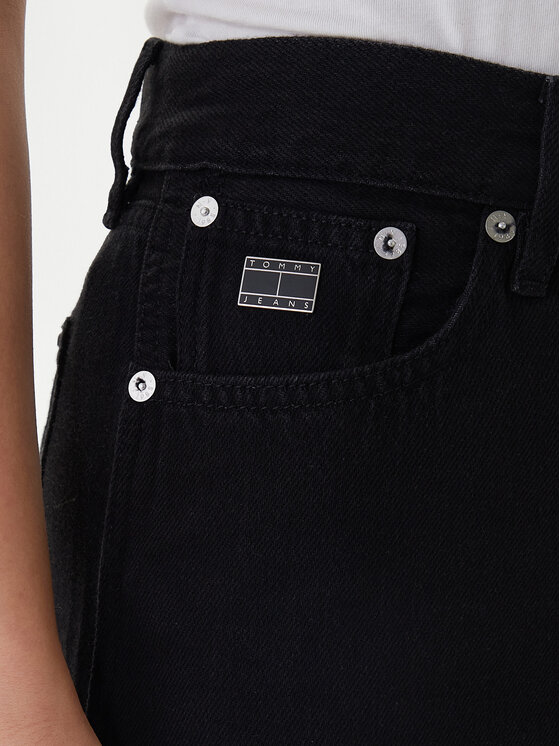 Tommy Jeans Tommy Jeans Farmer szoknya DW0DW22119 Fekete Regular Fit