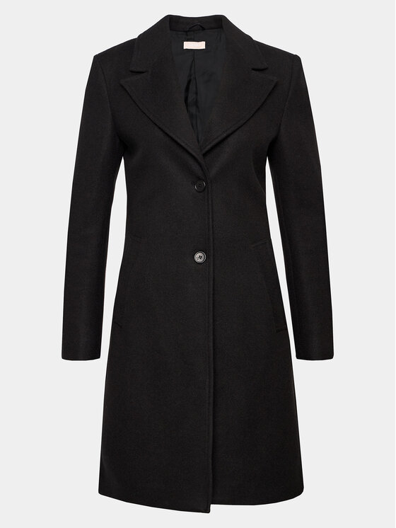 Liu Jo Liu Jo Cappotto di transizione MF3104 T4612 Nero Regular Fit