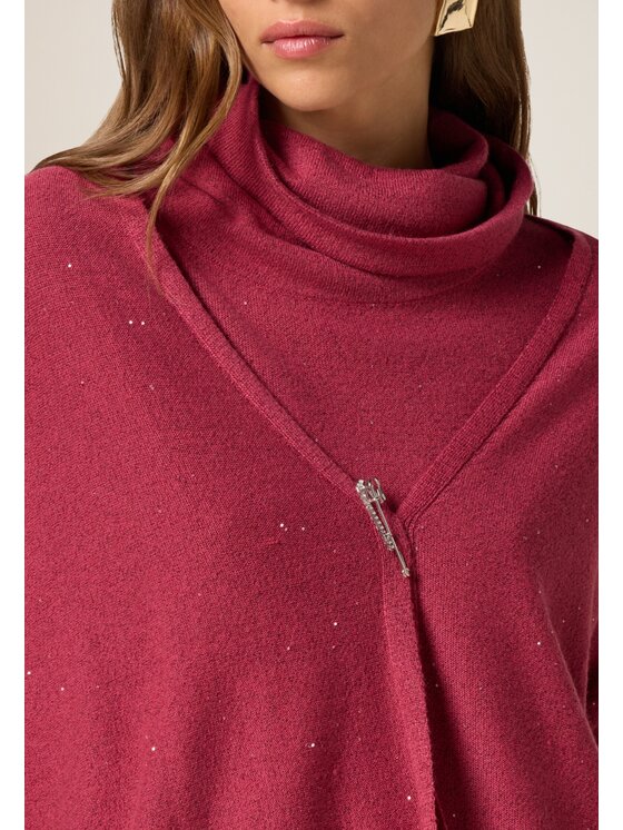 Oltre Oltre Maglione M507E001884N026 Bordeaux Regular Fit