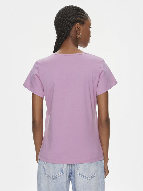 PINKO Pinko T-Shirt Turbato 100372 A1R7 Růžová Regular Fit