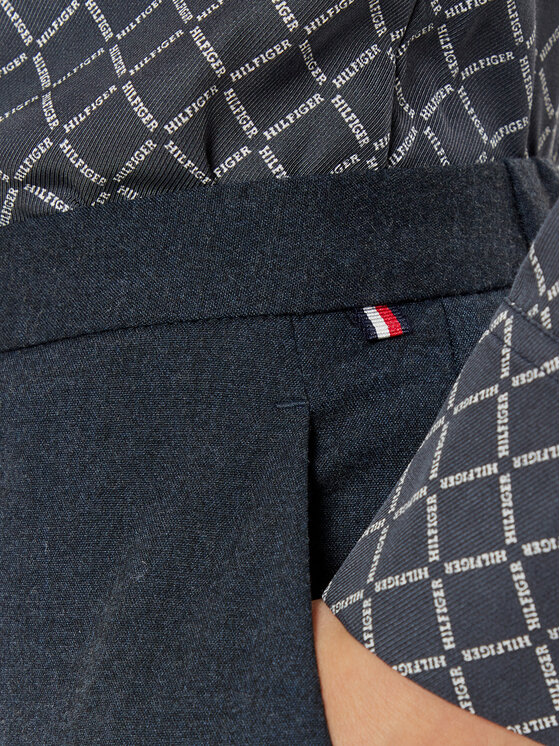 Tommy Hilfiger Tommy Hilfiger Čino bikses WW0WW42951 Tumši zils Straight Fit