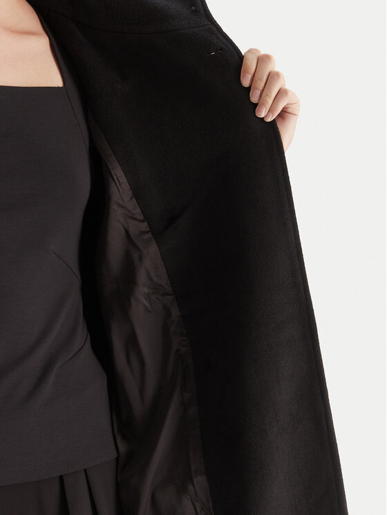 Bardot Bardot Palton de lână Enzo 60087JB Negru Oversize